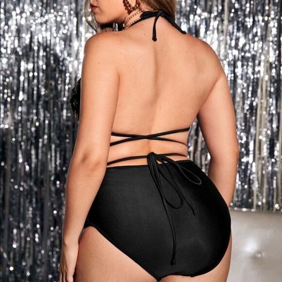 Plus Size 2 Piece Bathing Suit - Picture 3 of 7